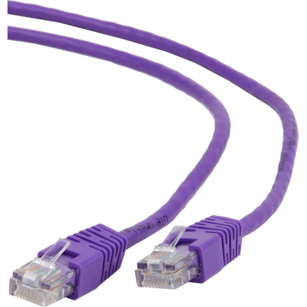 Patch Cord Gembird RJ45, cat.5e, UTP, 0.5m, Purple