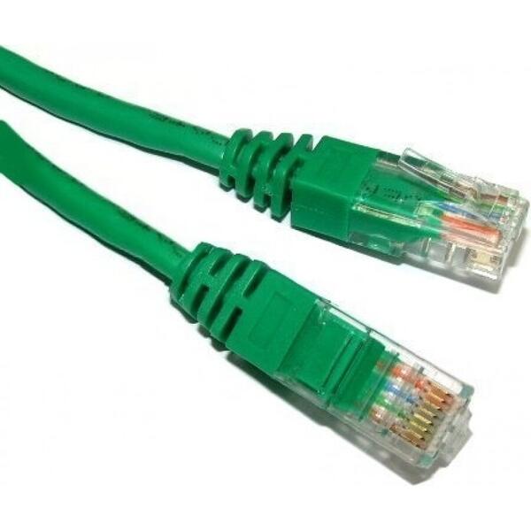 Patch Cord Gembird UTP Cat5e,  0.5m  Verde