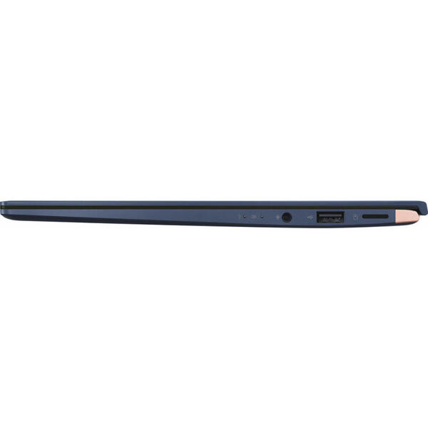 Ultrabook Asus UX433FN, 14 inch Full HD 1920 x 1080, Core i5 8265U, 8 GB, 256 GB, GeForce MX150 2 GB,  ENDLESS, Royal Blue Metal