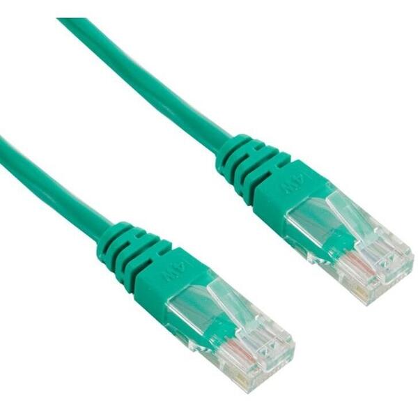 Patch Cord Spacer UTP Cat5e,  0.5m,  Verde