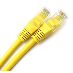 UTP Cat5e,  0.5m,  Galben