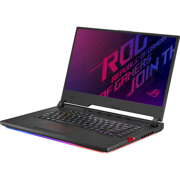 Laptop Asus ROG Strix Hero III G531GU, FHD 1920x1080, Intel® Core i7-9750H, 8GB DDR4, 512GB SSD, GeForce GTX 1660 Ti 6GB, No OS, Black