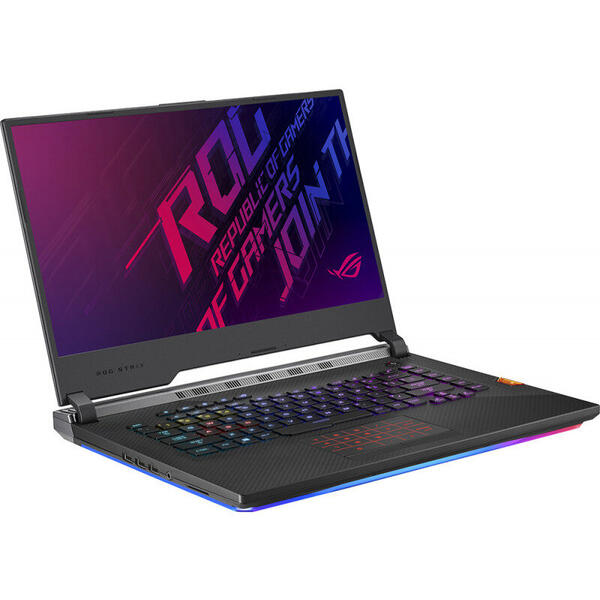 Laptop Asus ROG Strix SCAR III G531GU, 15.6 FHD 1920x1080, Core i7 9750H, 16 GB, 512 GB SSD, GeForce GTX 1660 Ti 6 GB, No OS, Black