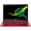 Laptop Acer Aspire 5 A515-54, FHD IPS 1920 x 1080, Core i5-8265U, 4GB DDR4, 256GB SSD, GMA UHD 620, Linux, Red