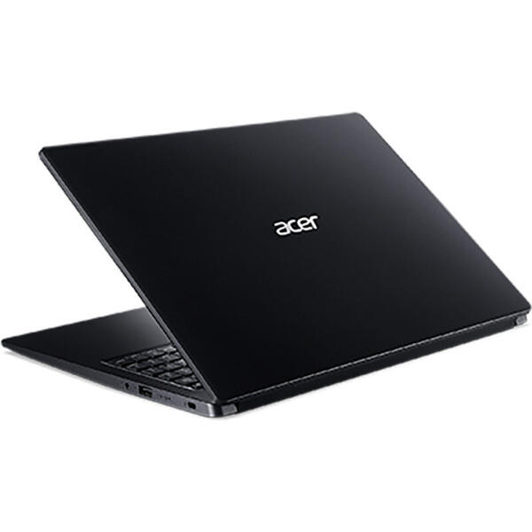 Laptop Acer Aspire 3 A315-34,15.6 inch FHD 1920 x 1080, Procesor Intel Pentium Silver N5000, 4GB DDR4, 256GB SSD, GMA UHD 605, Linux, Black