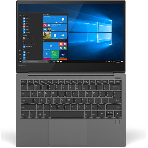 Laptop Lenovo YOGA S730, 13.3 inch FHD IPS 1920 x 1080, Intel Core i5-8265U, 16GB, 512GB SSD, GMA UHD 620, Win 10 Home, Iron Grey