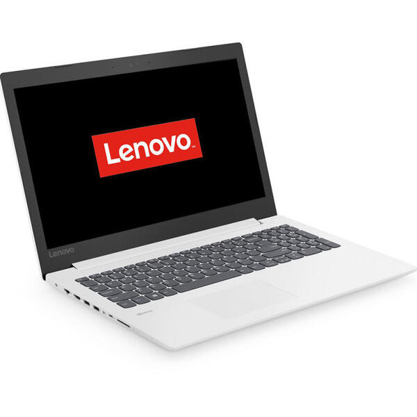 Laptop Lenovo IdeaPad 330 ARR, 15.6 inch HD 1366 x 768, AMD Ryzen 3 2200U, 4GB DDR4, 256GB SSD, Radeon Vega 3, FreeDos, Blizzard White