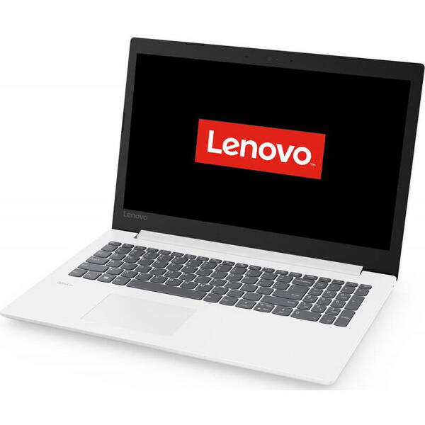 Laptop Lenovo IdeaPad 330 ARR, 15.6 inch HD 1366 x 768, AMD Ryzen 3 2200U, 4GB DDR4, 256GB SSD, Radeon Vega 3, FreeDos, Blizzard White
