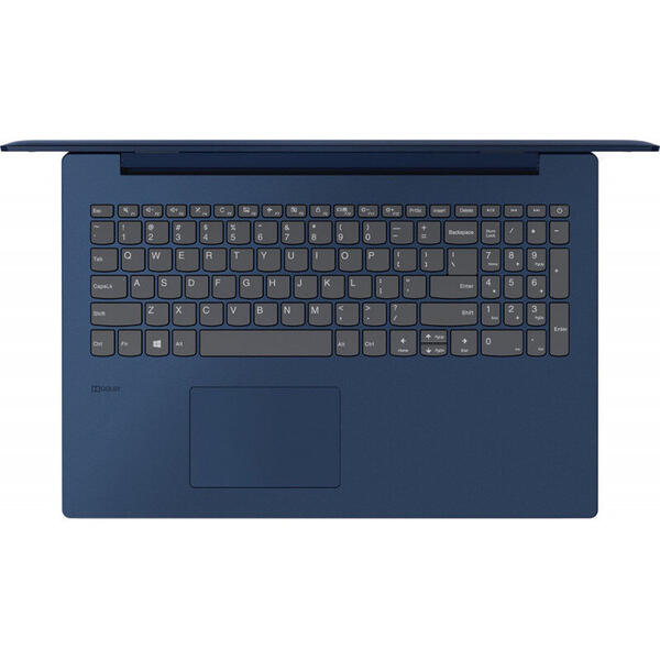 Laptop Lenovo IdeaPad 330 IKBR, 15.6 inch FHD 1920 x 1080, Procesor Intel® Core™ i5-8250U (6M Cache, up to 3.40 GHz), 8GB DDR4, 256GB SSD, GMA UHD 620, FreeDos, Mid Night Blue