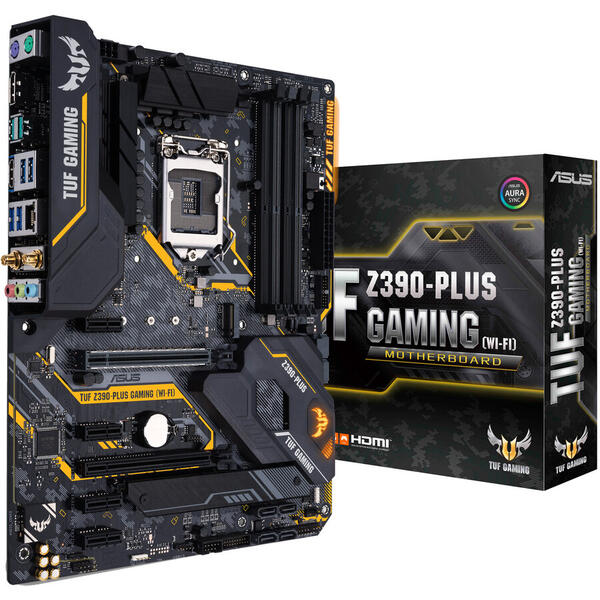 Placa de baza Asus TUF Z390-PLUS GAMING WI-FI, Socket 1151 v2