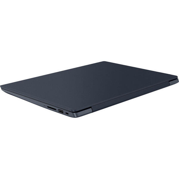 Laptop Lenovo IdeaPad 330S IKB, 14 inch FHD IPS, Procesor Intel® Core™ i3-8130U (4M Cache, up to 3.40 GHz), 6GB DDR4, 1TB + 128GB SSD, GMA UHD 620, FreeDos, Mid Night Blue