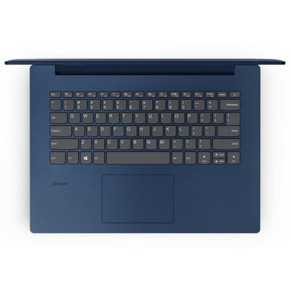 Laptop Lenovo IdeaPad 330S IKB, 14 inch FHD IPS, Procesor Intel® Core™ i5-8250U (6M Cache, up to 3.40 GHz), 8GB DDR4, 256GB SSD, GMA UHD 620, FreeDos, Midnight Blue