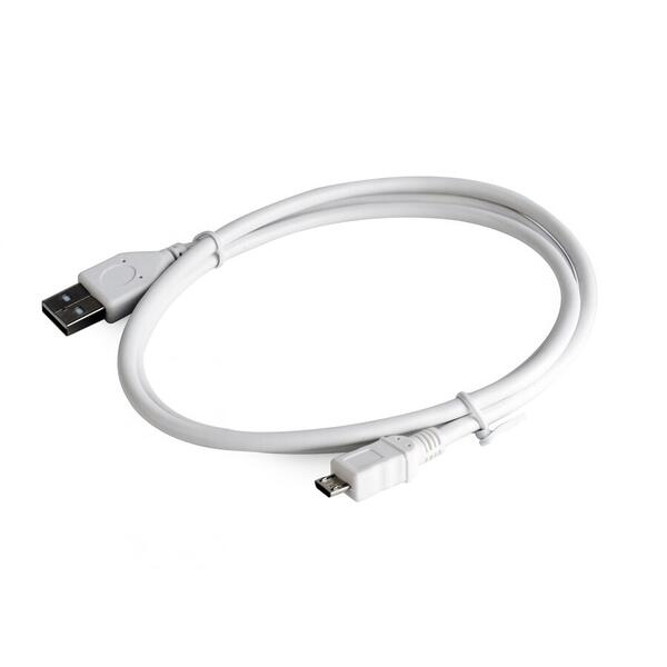 Gembird CABLU USB2.0 la Micro-USB  1m,  (AM/BM), white