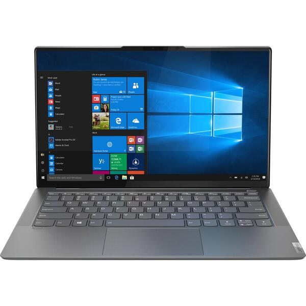 Laptop Lenovo YOGA S940-14IWL, Intel Core i7-8565U, 14" UHD IPS, 16GB, 1TB SSD, Intel UHD Graphics 620, Microsoft Windows 10, Iron Grey