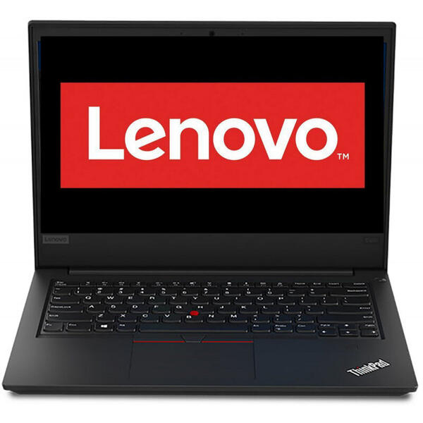 Laptop Lenovo ThinkPad E490, 14 inch FHD, Procesor Intel Core i5-8265U (6M Cache, up to 3.90 GHz), 8GB DDR4, 512GB SSD, GMA UHD 620, Win 10 Pro, Black