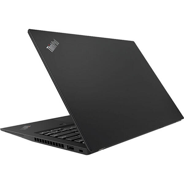 Laptop Lenovo ThinkPad T490s, 14 inch FHD IPS, Intel Core i7-8565U, 16GB DDR4, 512GB SSD, Intel UHD 620, 4G LTE, Win 10 Pro, Black