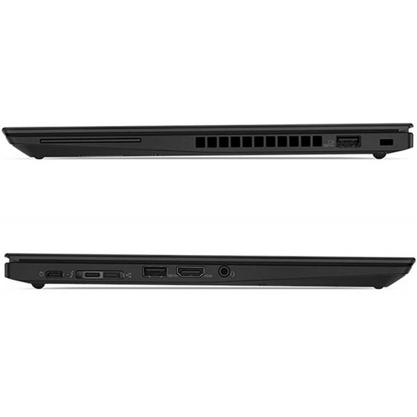 Laptop Lenovo ThinkPad T490s, 14 inch FHD IPS, Intel Core i7-8565U, 16GB DDR4, 1TB SSD, Intel UHD 620, 4G LTE, Win 10 Pro, Black