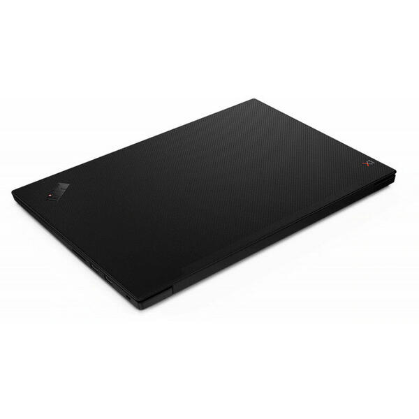 Laptop Lenovo ThinkPad X1 Extreme (2nd Gen), 15.6 UHD IPS, Procesor Intel Core i7-9750H (12M Cache, up to 4.50 GHz), 16GB DDR4, 512GB SSD, GeForce GTX 1650 4GB, Win 10 Pro, Black Weave