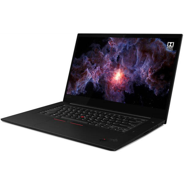 Laptop Lenovo ThinkPad X1 Extreme (2nd Gen), 15.6 UHD IPS, Procesor Intel Core i7-9750H (12M Cache, up to 4.50 GHz), 32GB DDR4, 1TB SSD, GeForce GTX 1650 4GB, Win 10 Pro, Black Weave