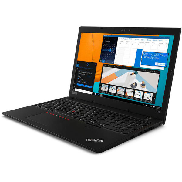 Laptop Lenovo ThinkPad L590, 15.6 FHD IPS, Procesor Intel Core i7-8565U (8M Cache, up to 4.60 GHz), 16GB DDR4, 512GB SSD, GMA UHD 620, Win 10 Pro, Black