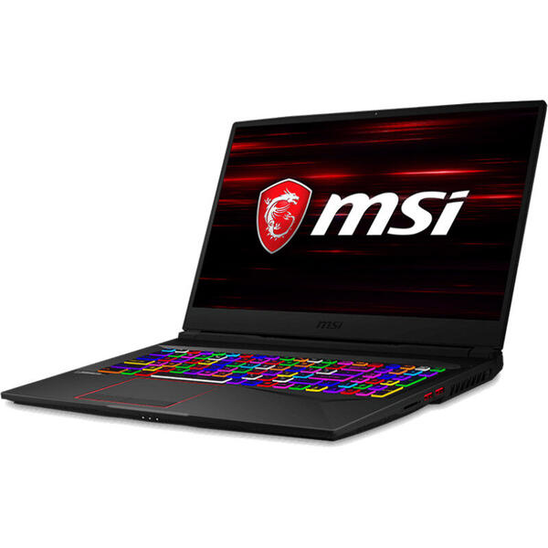 Laptop MSI Gaming 17.3'' GE75 Raider 9SG, FHD 240Hz, Intel Core i7-9750H (12M Cache, up to 4.50 GHz), 16GB DDR4, 1TB SSD, GeForce RTX 2080 8GB, No OS, Black