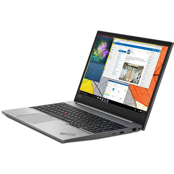 Laptop Lenovo 15.6'' ThinkPad E590, FHD IPS, Intel Core i5-8265U (6M Cache, up to 3.90 GHz), 8GB DDR4, 256GB SSD, GMA UHD 620, Win 10 Pro, Silver