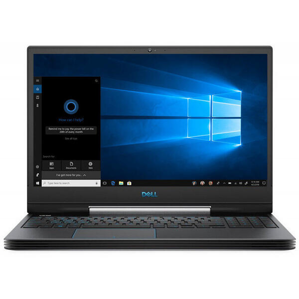 Laptop Gaming Dell G5 5590, 15.6 inch FHD, Intel Core i7-9750H, 8GB DDR4, 1TB + 256GB SSD, GeForce GTX 1650 4GB, Win 10 Home, Black