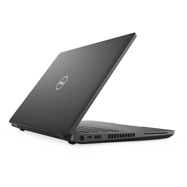 Laptop Dell Latitude 5401, 14 FHD, Intel Core Coffee Lake (9th Gen) i5-9300H, 256GB SSD, 8GB, Win10 Pro, Black