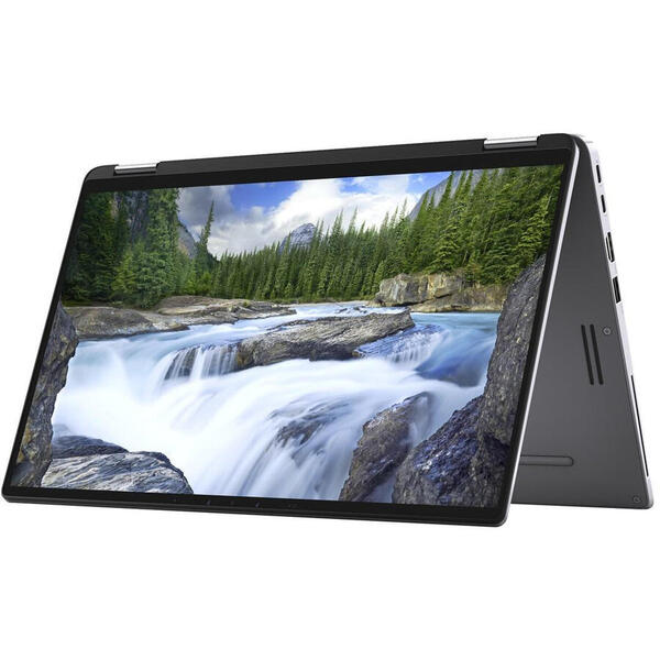Laptop 2 in 1 Dell Latitude 7400, Intel Core i7-8665U, 14" FHD, 16GB, 512GB SSD, Intel UHD Graphics 620,  Win10 Pro, Argintiu