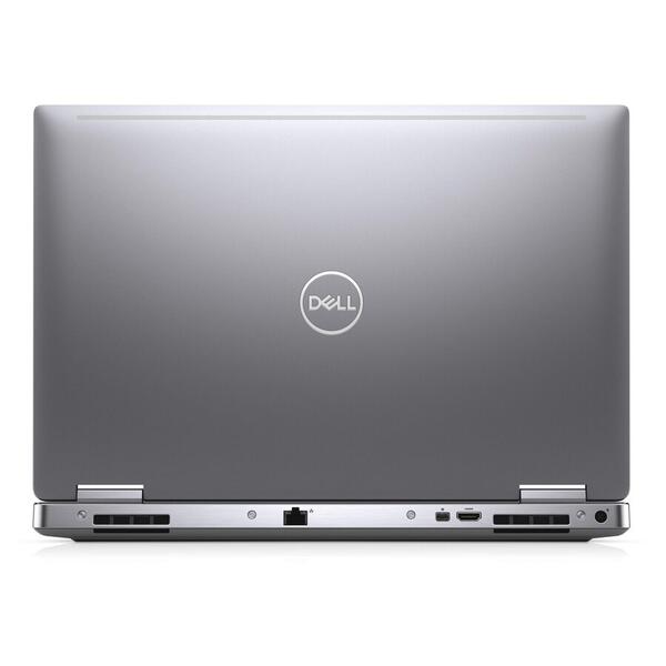 Laptop Dell Precision 7540, Intel Core i7-9750H, 15.6" FHD, 32GB, 512GB SSD, nVidia Quadro RTX 3000 6GB, Win10 Pro, Argintiu