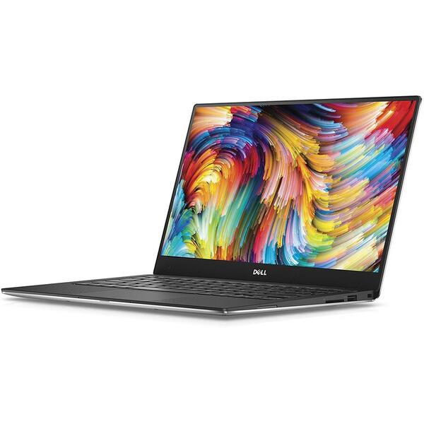 Laptop 2 in 1 Dell XPS 13, 13.4 inch UHD Touch, Intel Core i7-1065G7, 512GB SSD, 16GB, Win10 Pro, Silver