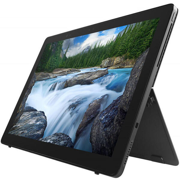 Laptop 2 in 1 Dell Latitude 5290, Intel Core i5-8350U, 12.5 inch HD, 8GB, 256GB SSD, Intel UHD Graphics 620, Linux, Negru