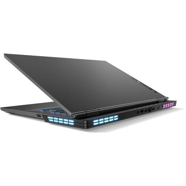 Laptop Lenovo Gaming 17.3'' Legion Y740, FHD IPS 144Hz G-Sync, Procesor Intel Core i7-9750H, 16GB DDR4, 1TB SSD, GeForce RTX 2060 6GB, FreeDos, Black