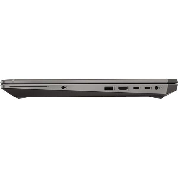 Laptop HP Zbook 15 G6, Intel i7-9750H, NVIDIA Quadro T1000, 32GB DDR4, 1024GB SSD, 15.6 inch FHD, Windows 10 Pro, Silver