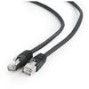 Patch Cord Gembird RJ45, cat. 6, FTP, 3m, black