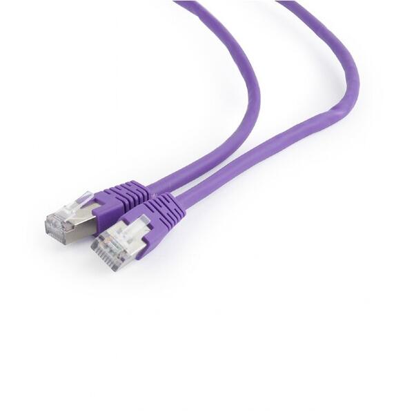 Patch Cord Gembird RJ45, cat. 6, FTP, 0.25m, purple