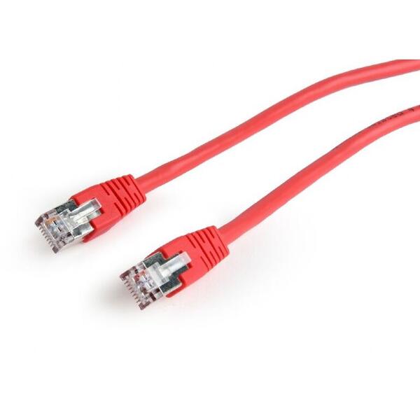 Patch Cord Gembird RJ45, cat. 6, FTP, 0.25m, red