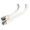 Patch Cord Gembird RJ45, cat. 6, FTP, 0.25m, white