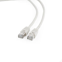 RJ45, cat. 6, FTP, 0.5m, white