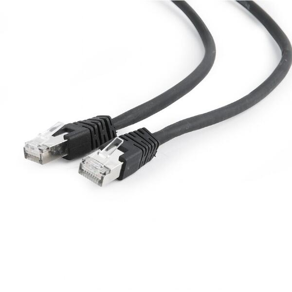 Patch Cord Gembird RJ45, cat. 6A, SFTP, LSZH, 1.5m, black