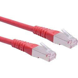 RJ45, cat.5e, FTP, 1m, red