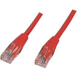 RJ45, cat.5e, UTP, 0.25m, red