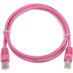 RJ45, cat.5e, UTP, 2m, pink