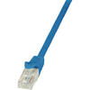 Patch Cord Logilink RJ45, CAT 5e, UTP, 0,25m, albastru