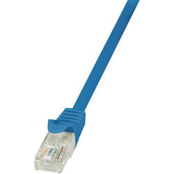 RJ45, CAT 5e, UTP, 0,25m, albastru