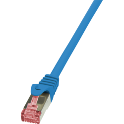 Patch Cord Logilink RJ45, Cat.6, S/FTP, 10m, albastru