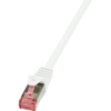 Patch Cord Logilink RJ45, Cat.6, S/FTP, 30m, alb