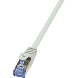 RJ45, Cat.6A, S/FTP, 0.50m, gri