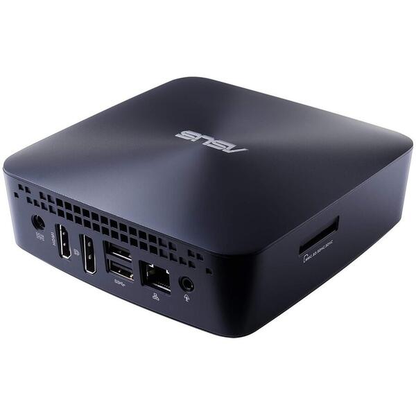 Mini PC Asus VivoMini UN65U, Intel Core i3-7100U 2.40GHz, 4GB DDR4, 1TB HDD, GMA HD 620, Win 10 Home