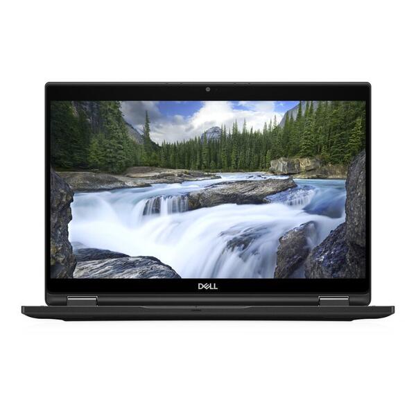 Laptop 2 in 1 Dell Latitude 7390, 13.3" FHD, Intel Core i5-8650U, 16GB, 512GB SSD, Intel UHD Graphics 620, Windows 10 Pro, Negru